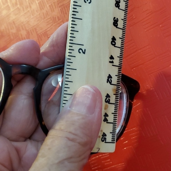 ZENNI, ROUND BOHO STYLE GLASSES. Faux tortoise shell color. Good used condition. - Picture 5 of 5